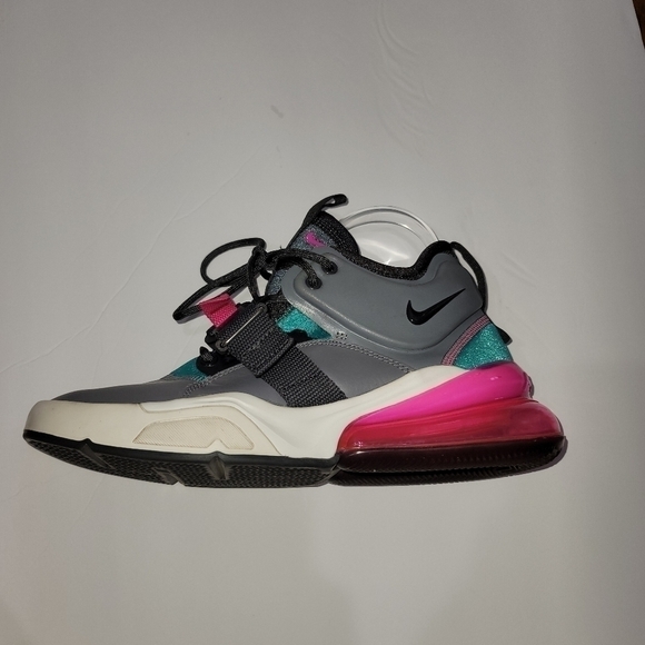 Nike Air Force 270 Cool Grey Hyper Jade - Picture 6 of 14